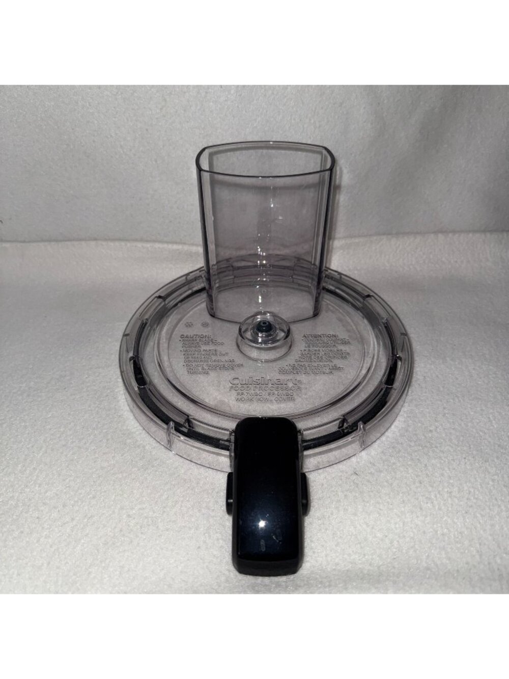 Cuisinart FP-7BK 7 Cup Food Processor Black Work Bowl Cover Lid Replacement